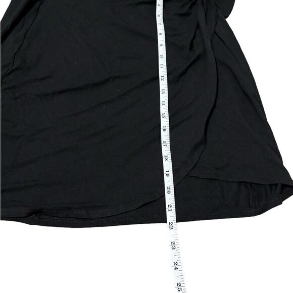 Torrid Super Soft High Waisted Mini Wrap Tie Stretch Skirt Black Size 3X - Picture 5 of 7